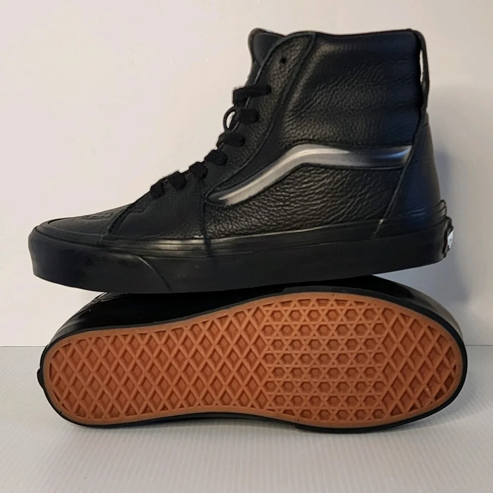 Vans' SK8-HI XL UNISEX Genuine Leather High-Top Skate Active Shoes NWOT 6.5M/8W - Picture 2 of 12